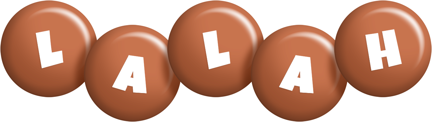 Lalah candy-brown logo