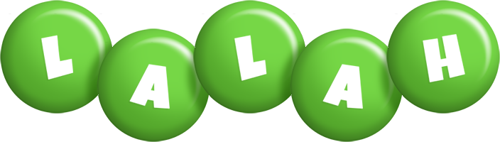 Lalah candy-green logo
