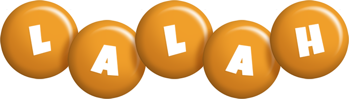 Lalah candy-orange logo