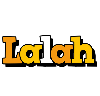 Lalah cartoon logo
