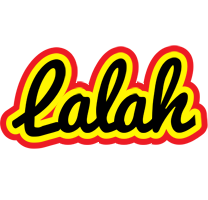Lalah flaming logo