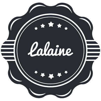 Lalaine badge logo