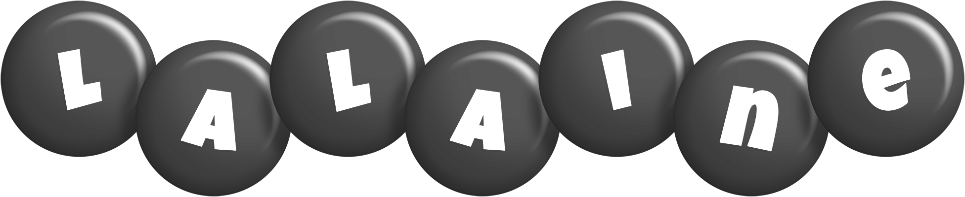 Lalaine candy-black logo