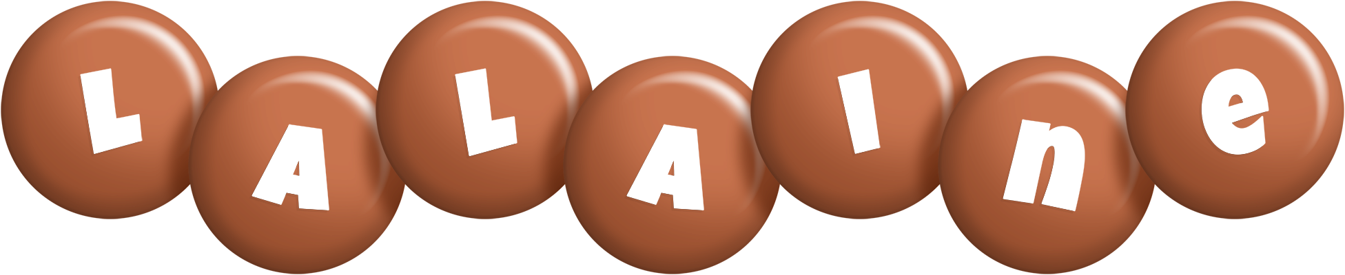 Lalaine candy-brown logo