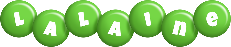 Lalaine candy-green logo