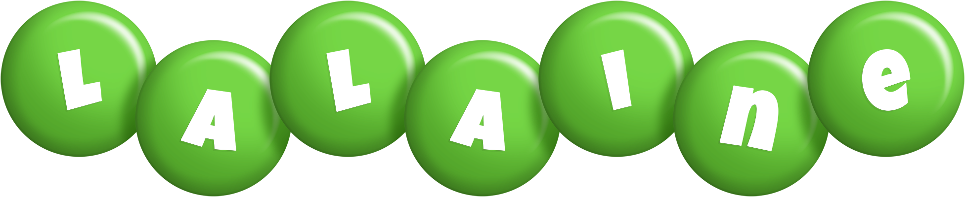Lalaine candy-green logo