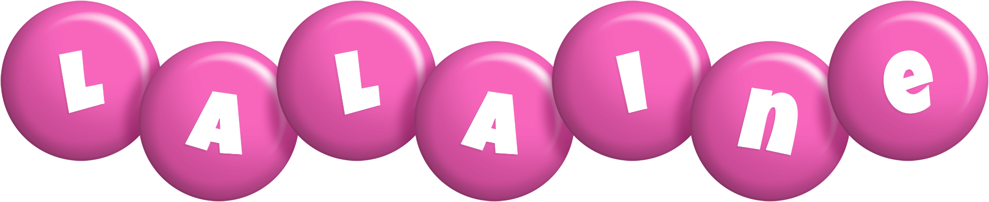 Lalaine candy-pink logo