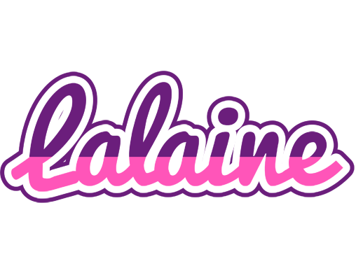 Lalaine cheerful logo