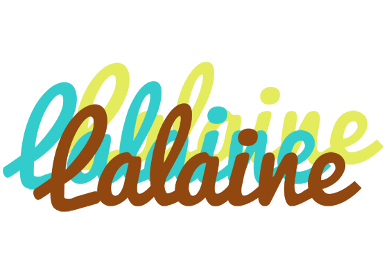 Lalaine cupcake logo