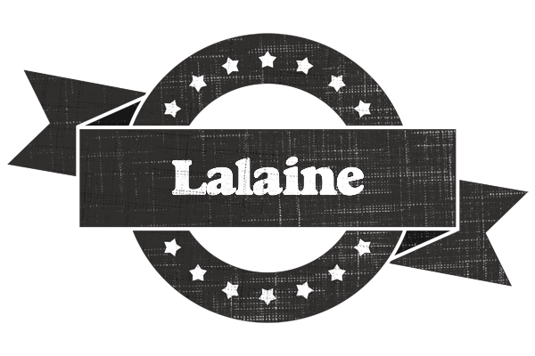 Lalaine grunge logo