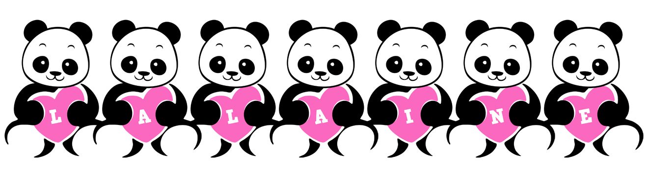 Lalaine love-panda logo