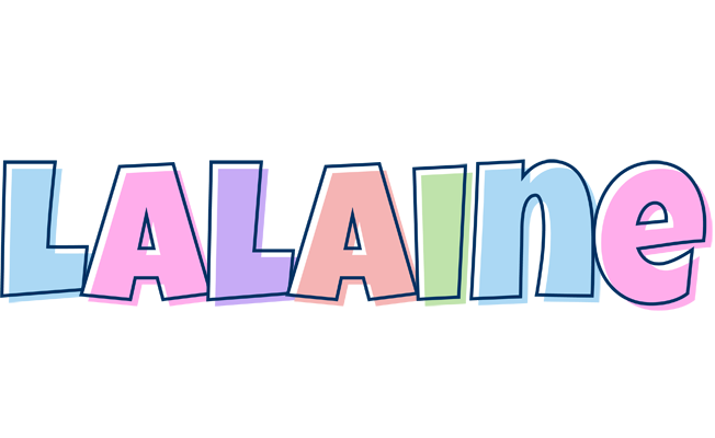 Lalaine pastel logo