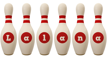 Lalana bowling-pin logo