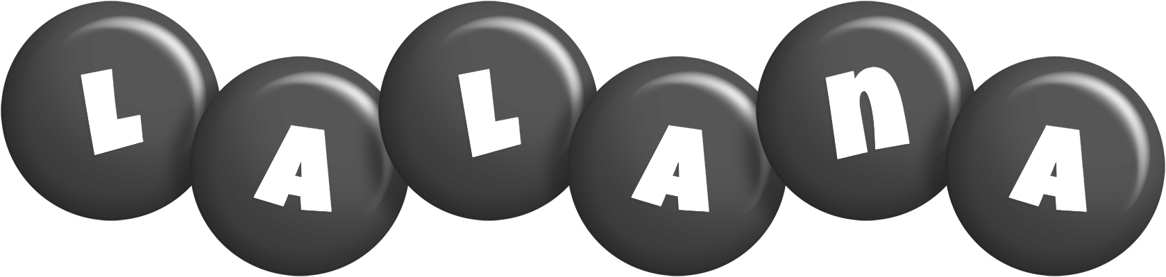 Lalana candy-black logo