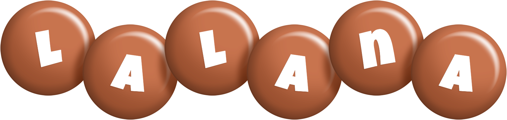 Lalana candy-brown logo