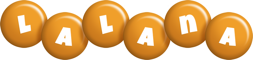 Lalana candy-orange logo