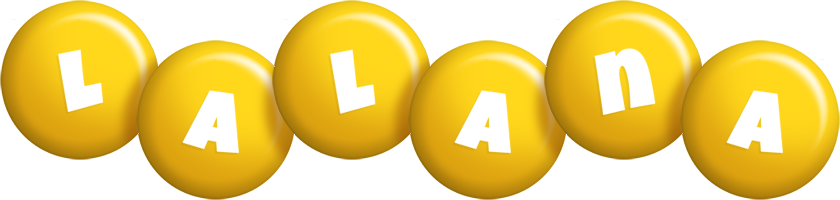 Lalana candy-yellow logo