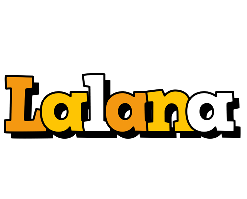 Lalana cartoon logo