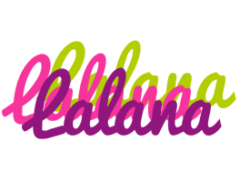 Lalana flowers logo