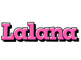 Lalana girlish logo