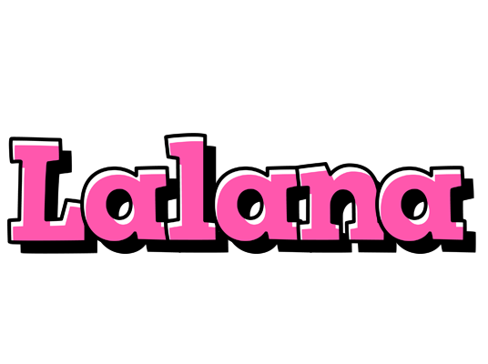 Lalana girlish logo