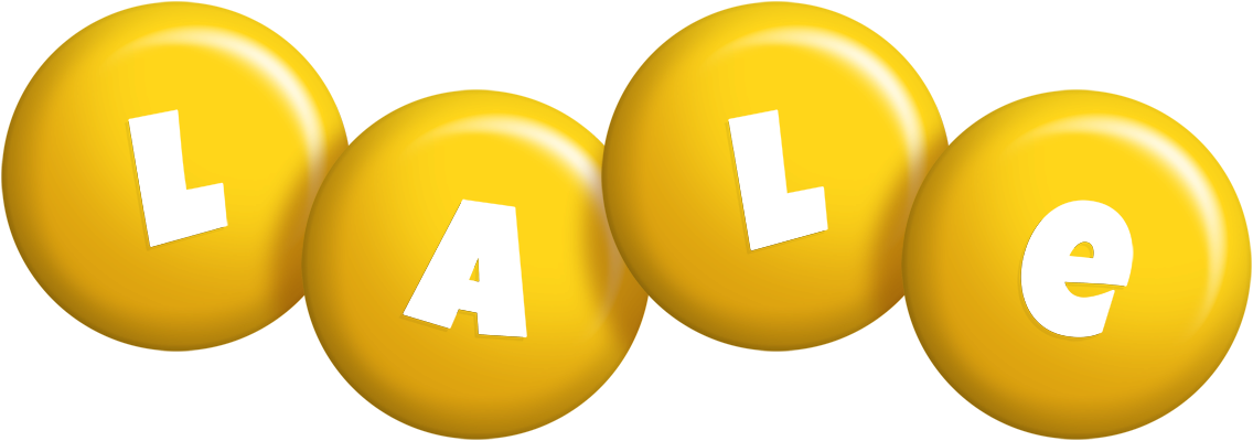 Lale candy-yellow logo