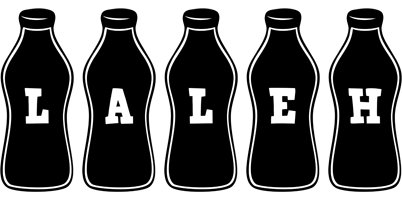 Laleh bottle logo