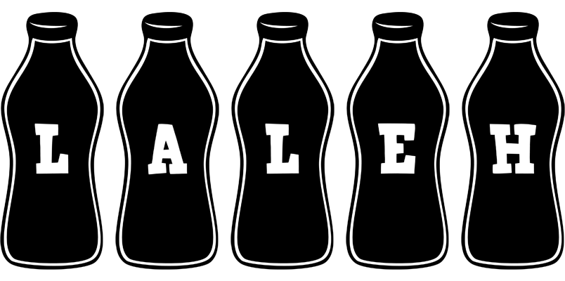 Laleh bottle logo