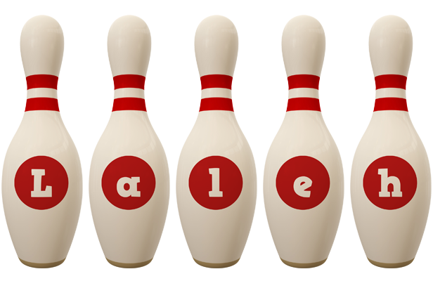 Laleh bowling-pin logo