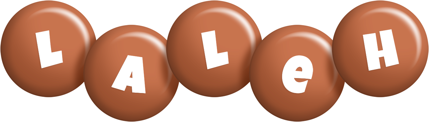 Laleh candy-brown logo