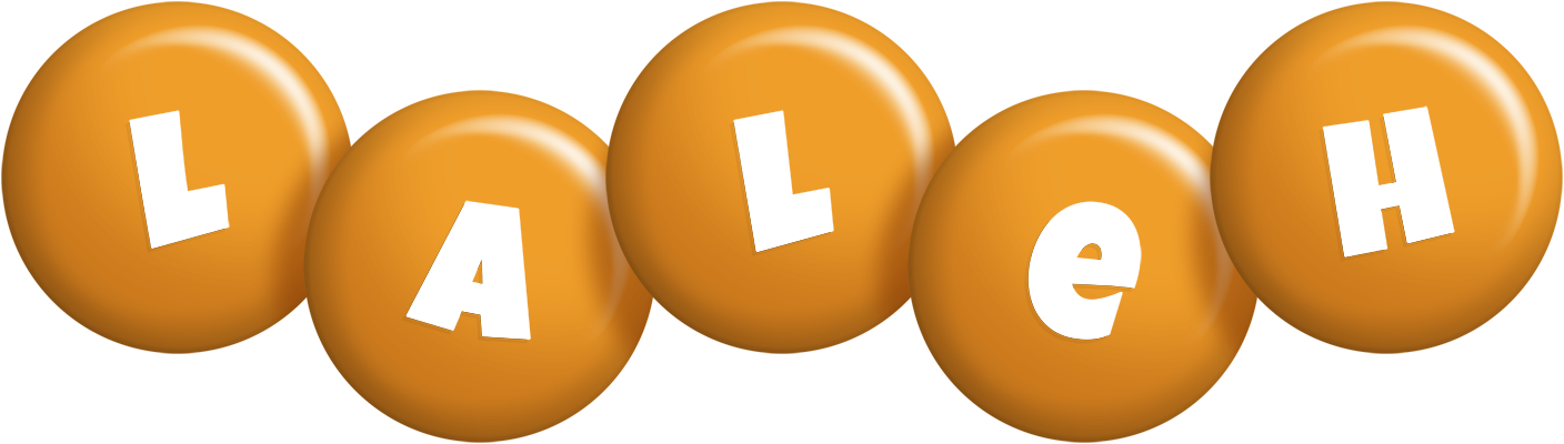 Laleh candy-orange logo