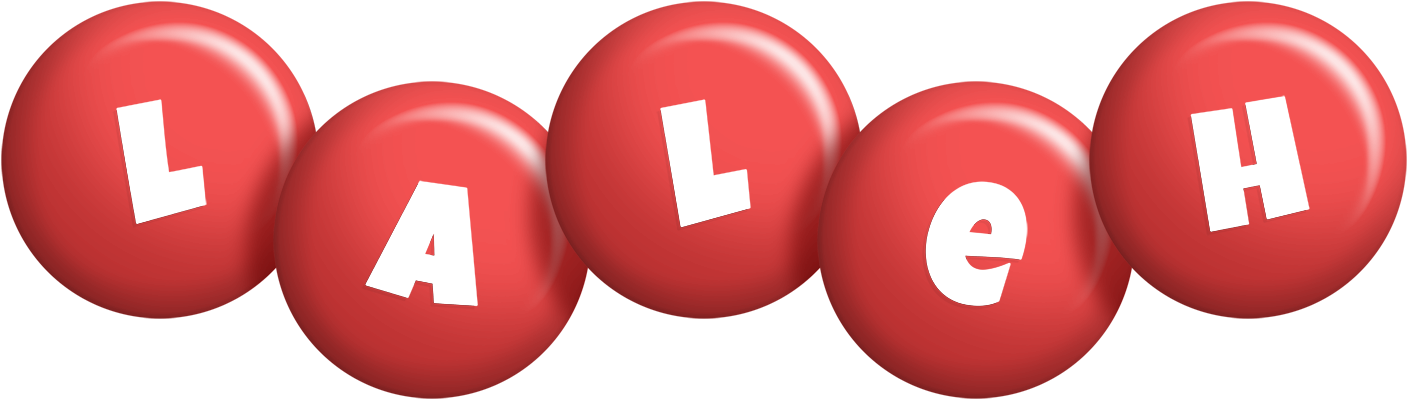 Laleh candy-red logo