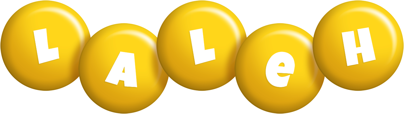 Laleh candy-yellow logo