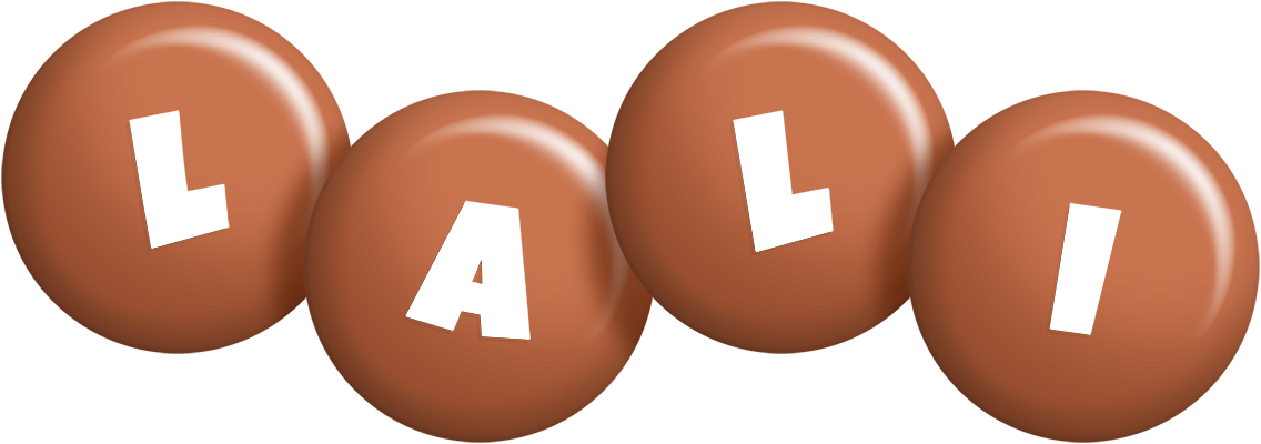 Lali candy-brown logo