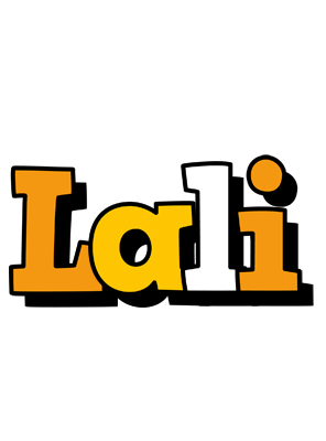 Lali cartoon logo
