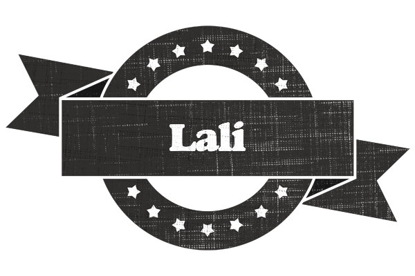 Lali grunge logo