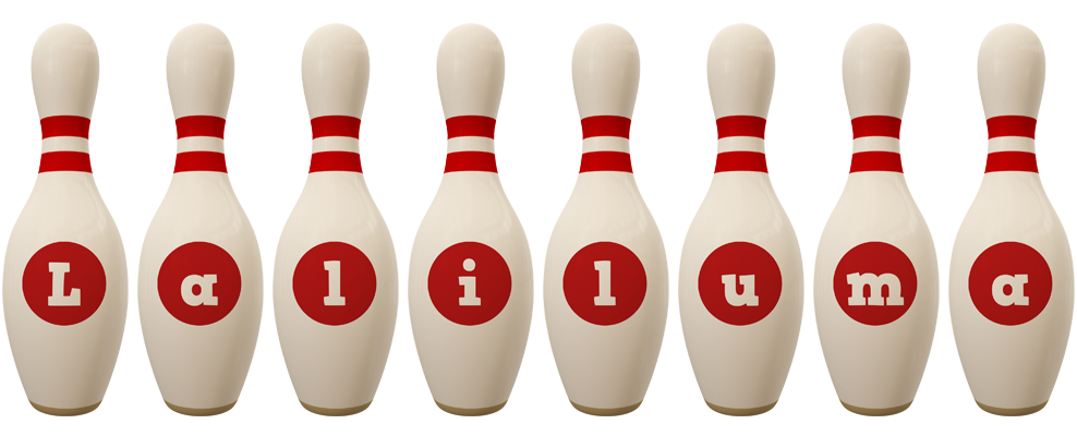 Laliluma bowling-pin logo