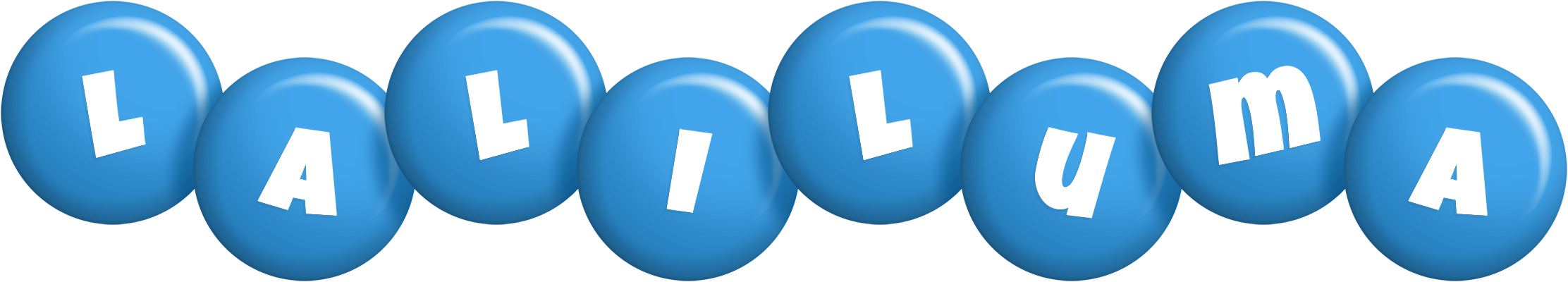 Laliluma candy-blue logo