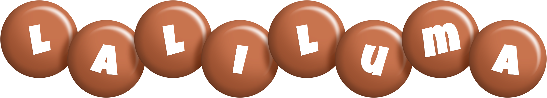 Laliluma candy-brown logo