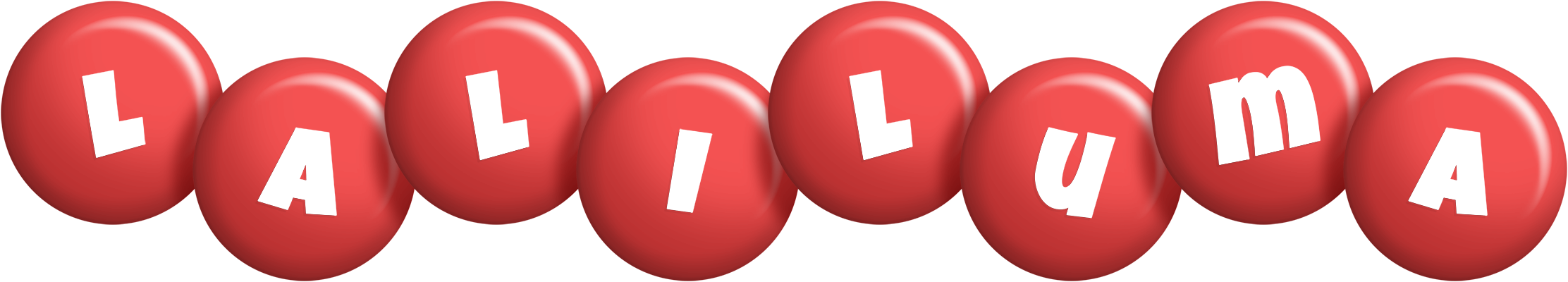 Laliluma candy-red logo