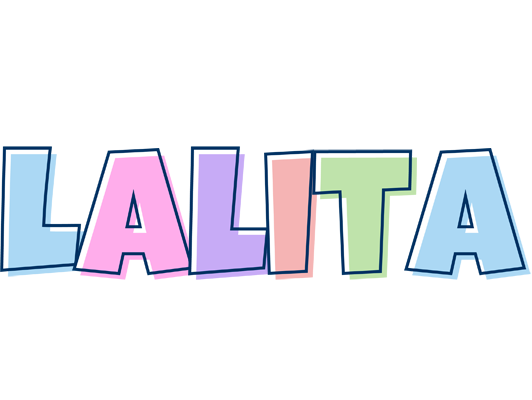 Lalita pastel logo
