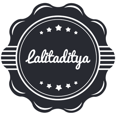 Lalitaditya badge logo