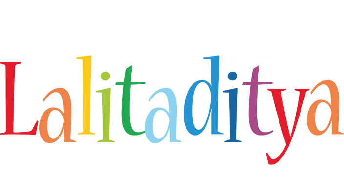 Lalitaditya birthday logo
