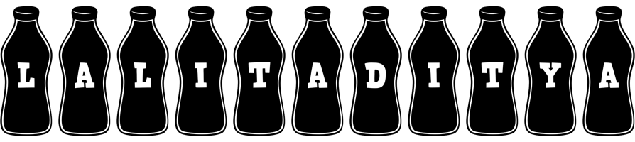 Lalitaditya bottle logo