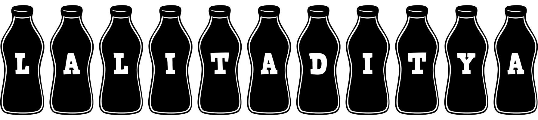 Lalitaditya bottle logo