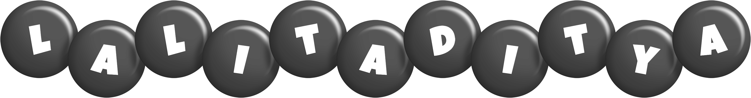 Lalitaditya candy-black logo