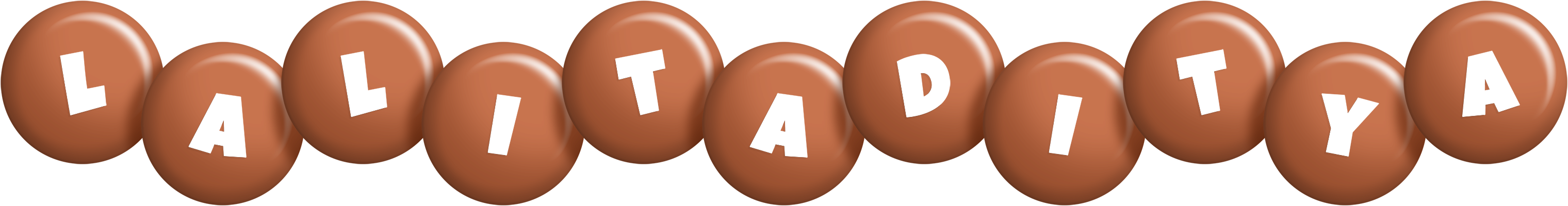 Lalitaditya candy-brown logo