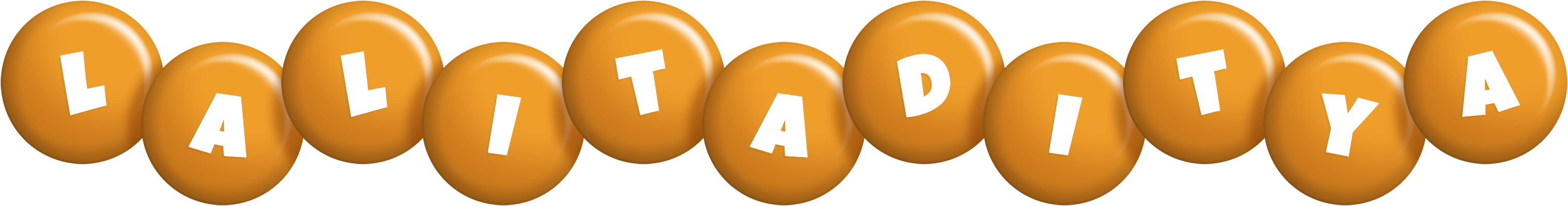 Lalitaditya candy-orange logo