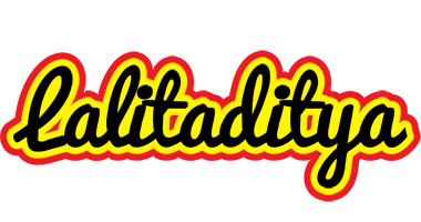 Lalitaditya flaming logo