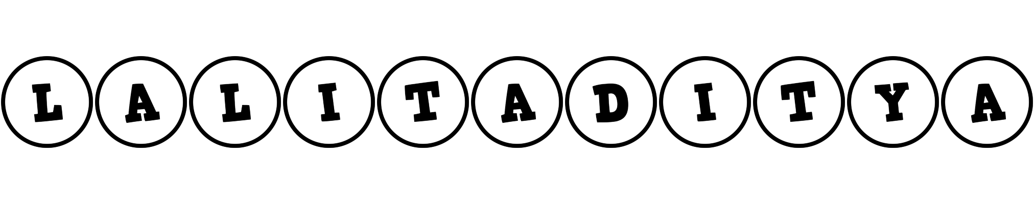 Lalitaditya handy logo